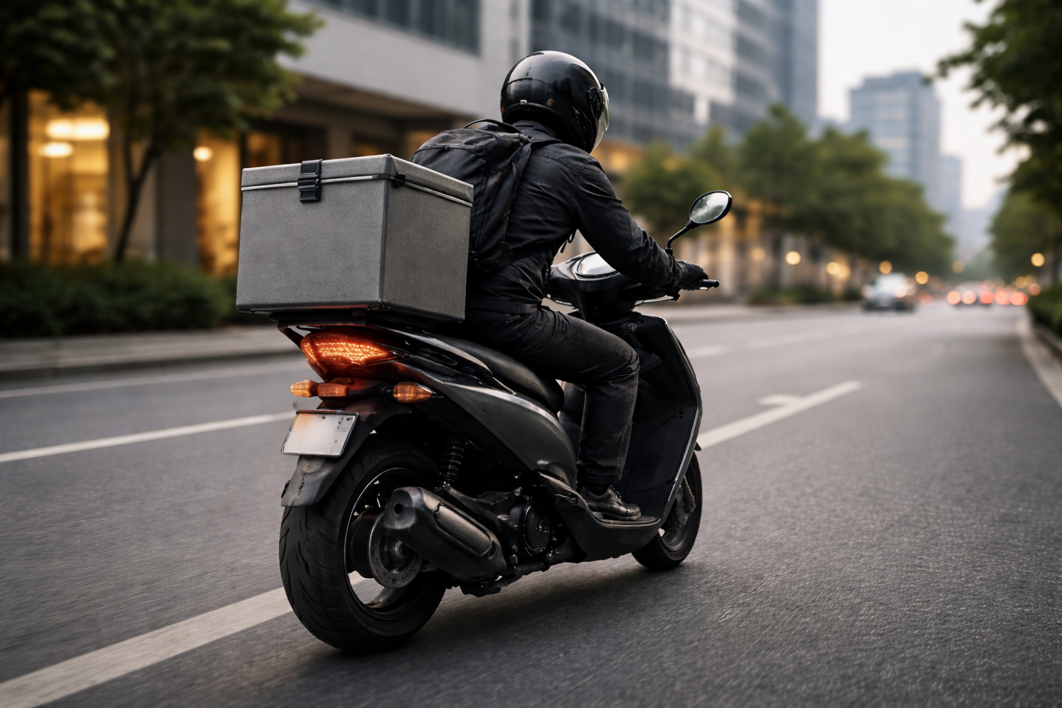 Jettir Baba bilgi ve destek bölümünde kullanılan kurye aksiyon fotoğrafı